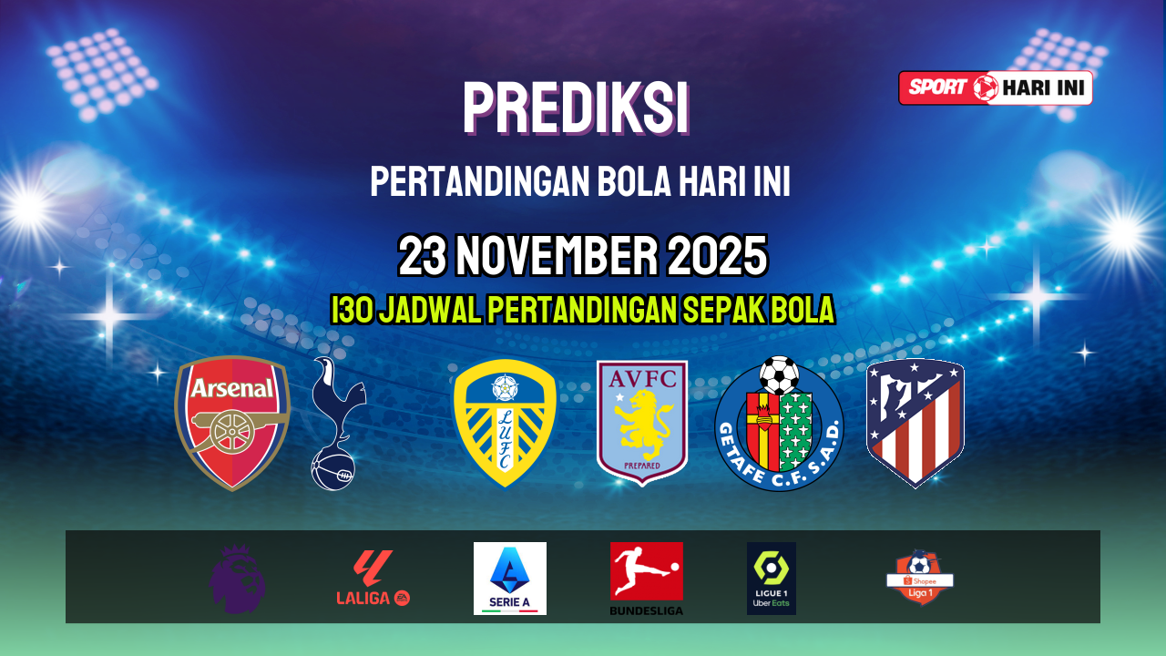 Prediksi Bola Hari Ini 23 November 2025: Jadwal Lengkap
