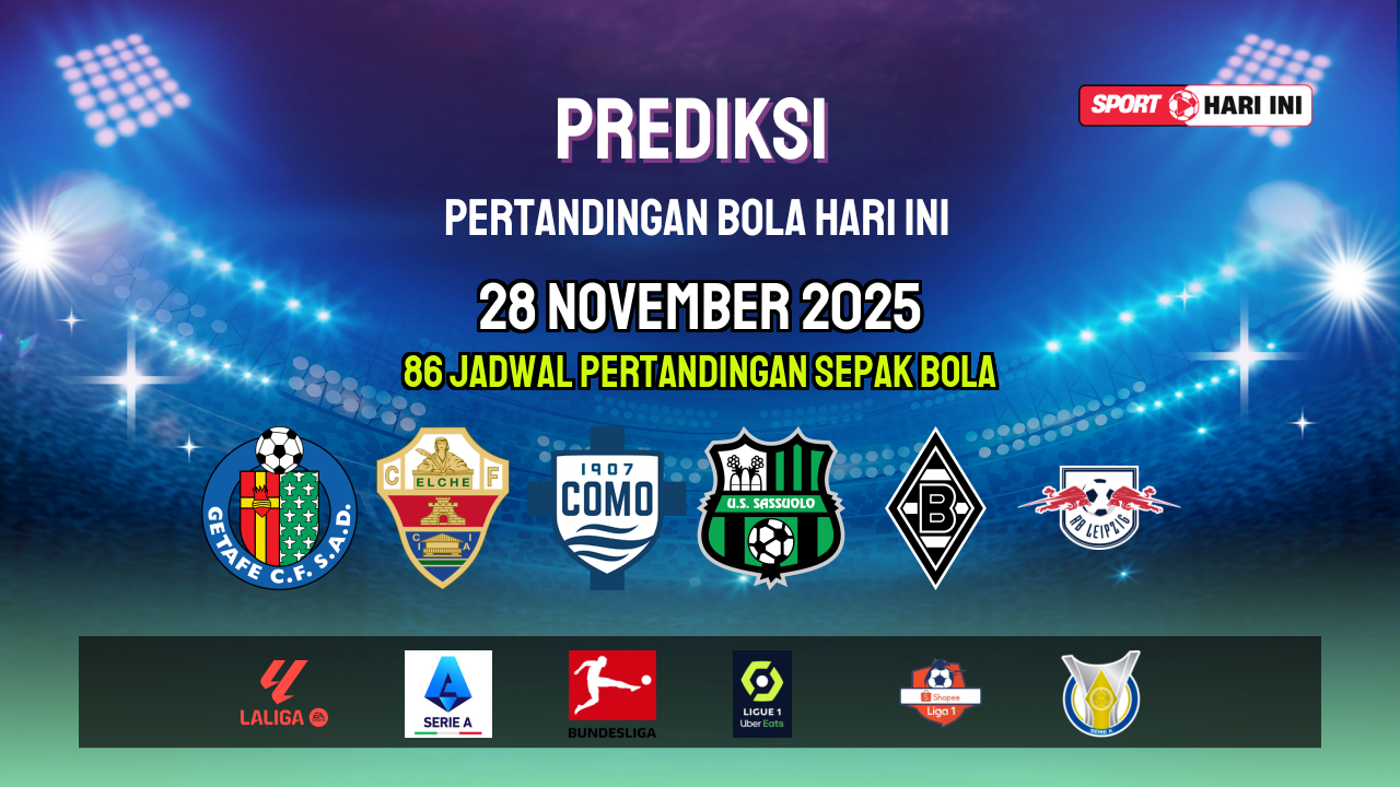 Prediksi Bola Hari Ini 28 November 2025: Jadwal Lengkap