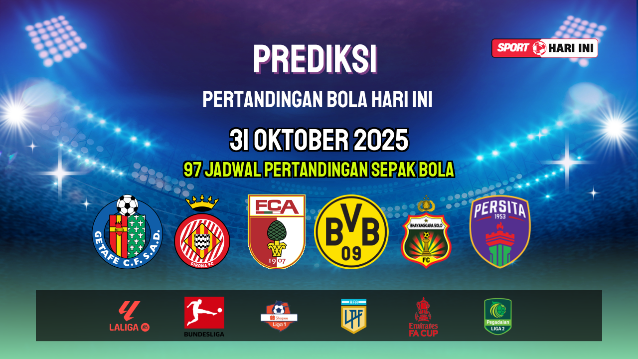Prediksi Bola Hari Ini 31 Oktober 2025: Jadwal Lengkap