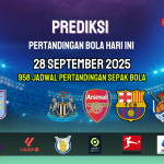 Jadwal Live Bola Hari Ini 28 Sep & 29 Sep | SportHariIni
