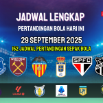 Prediksi Bola Hari Ini 29 September 2025: Jadwal Lengkap