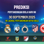 Jadwal Live Bola Hari Ini 30 Sep & 1 Okt | SportHariIni